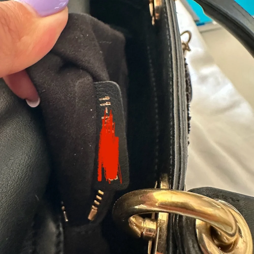 Dior Black Mini Bag with Gold Accents - Picture 9 of 9